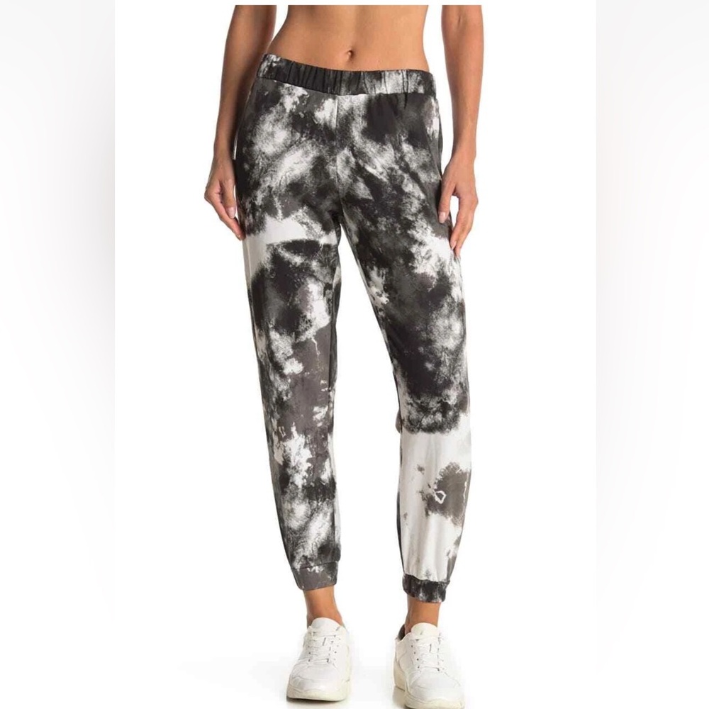 Z By Zella Maise Tie Dye Joggers Black Women's Size Large